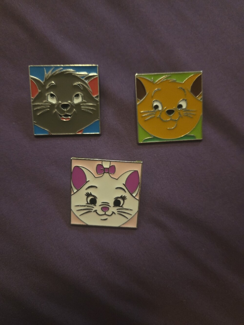 Disney Aristocats Kittens Pin Set